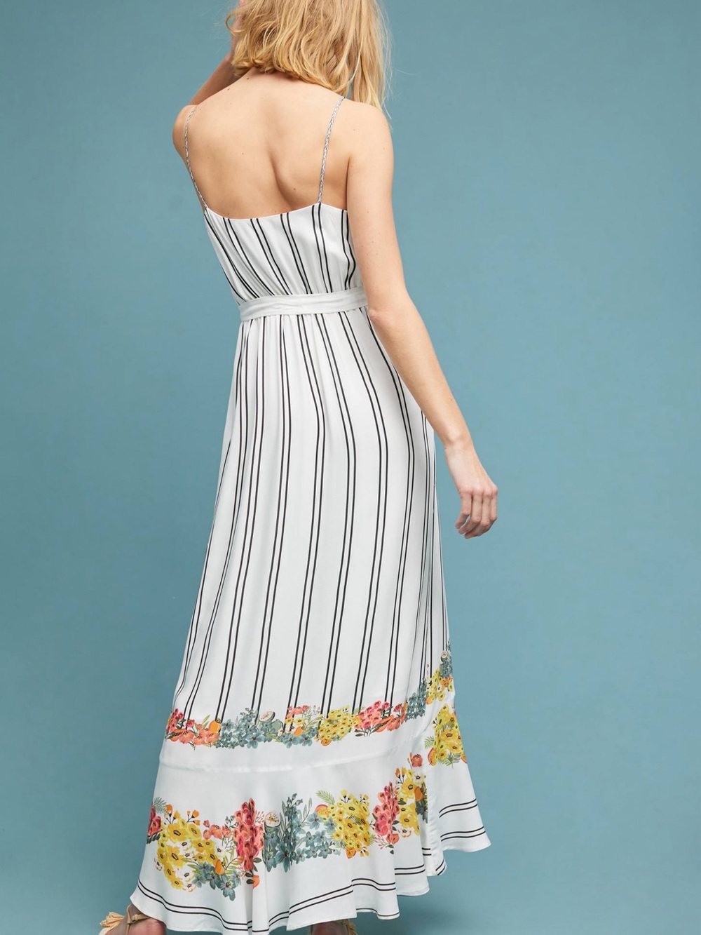 Farm Rio Floral Maxi Wrap Dress - Picture 12 of 12